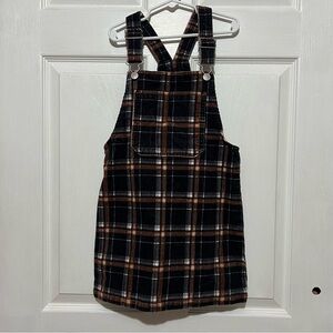 💗 Art Class - Girls Plaid Overall Dress‎